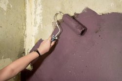 Подготовка голых бетонных стен к покраске